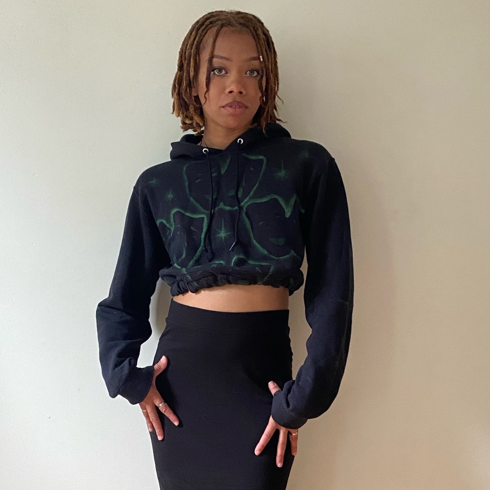 Ella Loca Airbrush Chicana Hoodie Y2K/90s